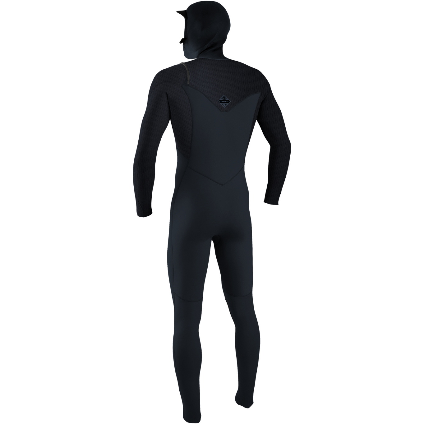 2026 O'Neill Mens Hyperfreak+ 5/4mm Chest Zip Hooded Wetsuit 5347 - Carbon / Dark Slate